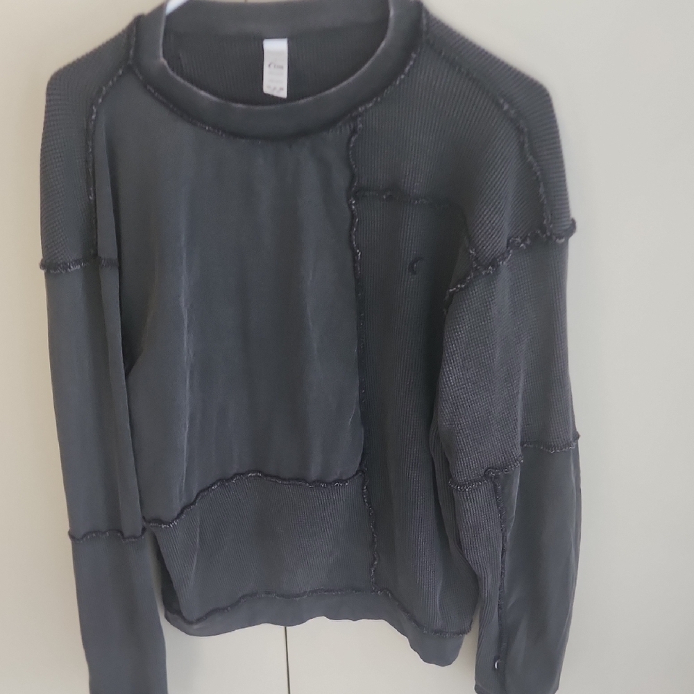Black Zyia Patchwork Sweater